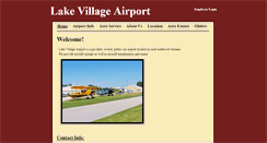 Desktop Screenshot of lakevillageairport.com